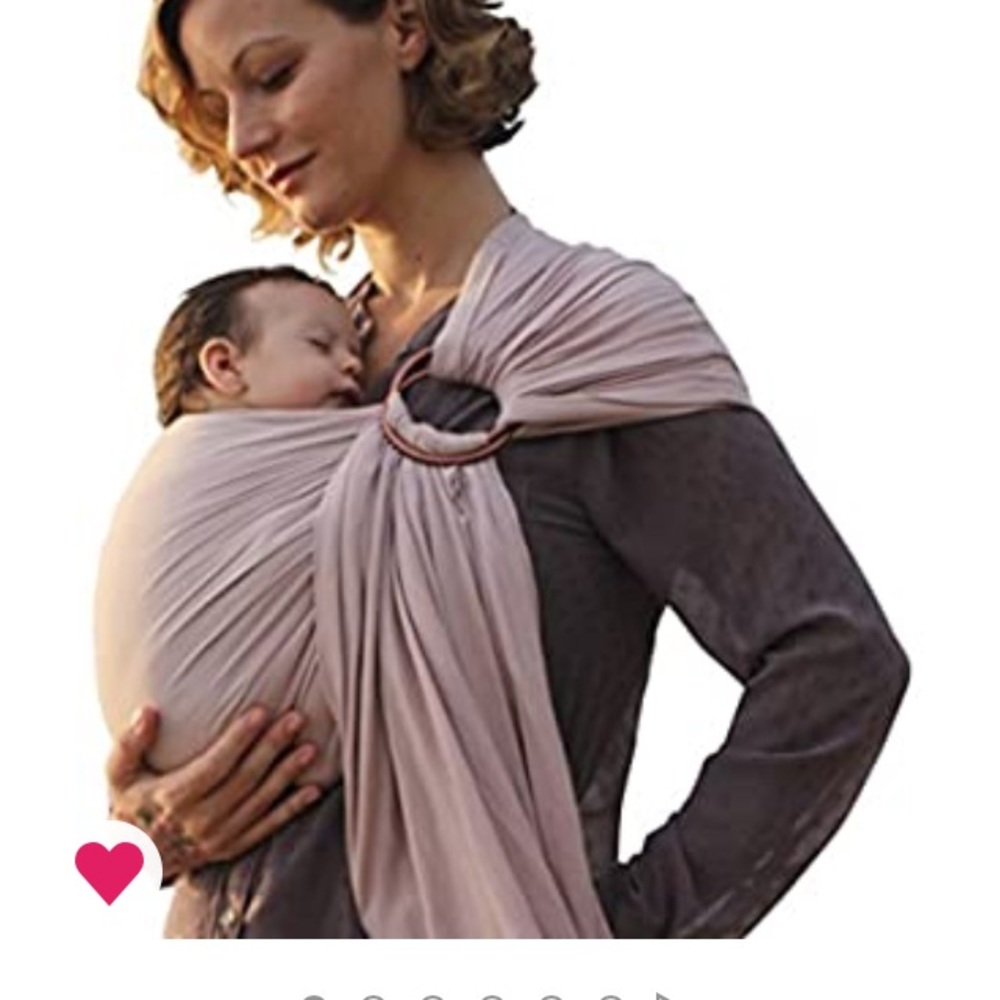 Ring sling baby carrier
